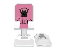 no/no Queen Black Word Chess Game Adjustable Cell Phone Stand Desk Foldable