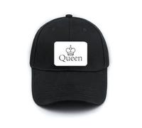 no/no Queen White Word Chess Game Hat Classic Adjustable Black Baseball Cap