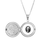 no/no Quotes Avatar Country Locket Necklace Hold Picture Jewelry Birthday Gift