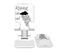 no/no Rainstorm Common Knowledge English Language Culture Adjustable Cell Phone Stand Desk Foldable