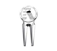 no/no Rainstorm Common Knowledge English Language Culture Golf Divot Tool Golf Ball Marker Repair Tool