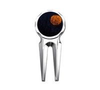 no/no Red Shadow Planet Nebulae Blue Golf Divot Tool Golf Ball Marker Repair Tool