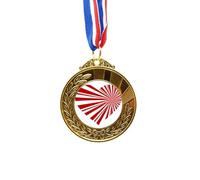 no/no Red Valentine's Day Heart Bloom Gold Award Winner Medal First Place Ribbon