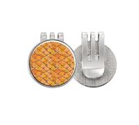 no/no Regular Pattern Wood Strange Golf Ball Marker Hat Cap Clip Enamel Magnetic