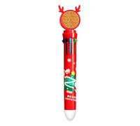 no/no Regular Pattern Wood Strange Multicolor Ballpoint Pen Christmas Xmas Tree Santa