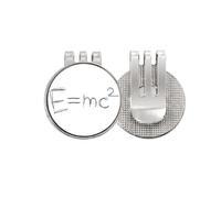 no/no Relativity Physical Science Formula Calculus Golf Ball Marker Hat Cap Clip Enamel Magnetic