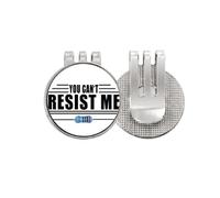 no/no Resistance Part Circuit Negative Golf Ball Marker Hat Cap Clip Enamel Magnetic
