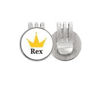 no/no Rex Authority King Commander Kether Golf Ball Marker Hat Cap Clip Enamel Magnetic