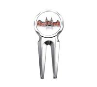 no/no Rijks Museum in Dutch Art Deco Fashion Golf Divot Tool Golf Ball Marker Repair Tool