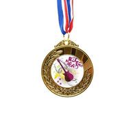 no/no Rock Music Guitar Music Instrument Gold Award Winner Medal First Place Ribbon