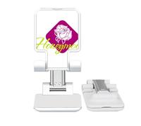 no/no Rose Love Sweet Moon Art Deco Fashion Adjustable Cell Phone Stand Desk Foldable