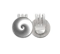 no/no rotation center halo Golf Ball Marker Hat Cap Clip Enamel Magnetic