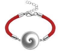no/no Rotation Center Halo Lucky Red String Bracelet Rope Bracelet Handmade