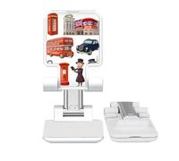 no/no royal soldiers red teleph booth britain Adjustable Cell Phone Stand Desk Foldable