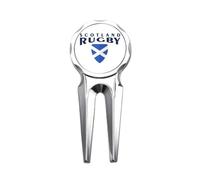 no/no Rugby Scotland Run Art Deco Fashion Golf Divot Tool Golf Ball Marker Repair Tool