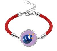 no/no Rules Dice Mahjong Art Deco Fashion Lucky Red String Bracelet Rope Bracelet Handmade
