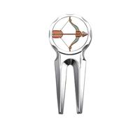 no/no Sagittarius Constellation Zodiac Symbol Golf Divot Tool Golf Ball Marker Repair Tool