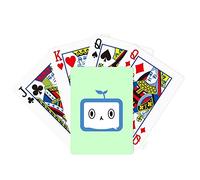 no/no Saplings Lovely Small TV Happy Original Poker Playing Card Tabletop Board Game