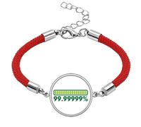 no/no Schedule-Loaded Full Cell Lucky Red String Bracelet Rope Bracelet Handmade