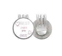 no/no Second Tier Cities Art Deco Fashion Golf Ball Marker Hat Cap Clip Enamel Magnetic