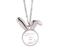 no/no Second Tier Cities Art Deco Fashion Rabbit Necklace Pendant Bunny Animal Jewelry Gift