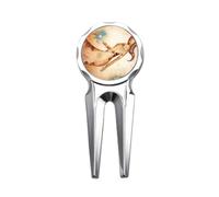 no/no September August Virgo Constellation Zodiac Golf Divot Tool Golf Ball Marker Repair Tool