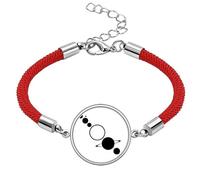 no/no Serial Planetary Satellite Juxtaposition Lucky Red String Bracelet Rope Bracelet Handmade