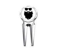 no/no Shadow Great Beard Sunglasses Golf Divot Tool Golf Ball Marker Repair Tool