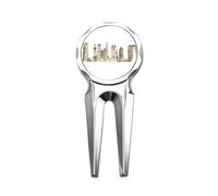 no/no Shanghai China Landmark Sketch Golf Divot Tool Golf Ball Marker Repair Tool