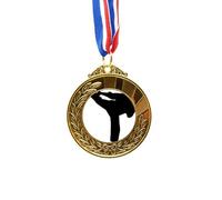 no/no Shaolin Kung Fu Chinese Culture Pattern Gold Award Winner Medal First Place Ribbon