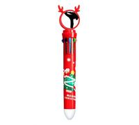 no/no Shaolin Kung Fu Chinese Culture Pattern Multicolor Ballpoint Pen Christmas Xmas Tree Santa