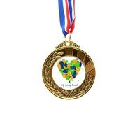 no/no Shaped my lovely brazil brazil Gold Award Winner Medal First Place Ribbon