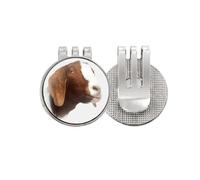 no/no Sheep Side Eyes Ears Art Deco Fashion Golf Ball Marker Hat Cap Clip Enamel Magnetic