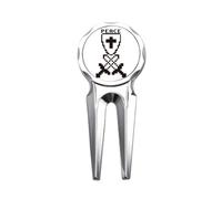 no/no Shield Weapon Peace Golf Divot Tool Golf Ball Marker Repair Tool