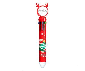 no/no Short Phrase Studying Accounting Multicolor Ballpoint Pen Christmas Xmas Tree Santa