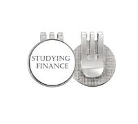 no/no Short Phrase Studying Finance Golf Ball Marker Hat Cap Clip Enamel Magnetic