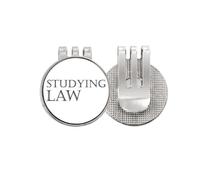 no/no Short Phrase Studying Law Golf Ball Marker Hat Cap Clip Enamel Magnetic