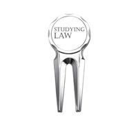 no/no Short Phrase Studying Law Golf Divot Tool Golf Ball Marker Repair Tool