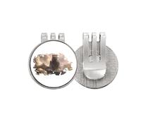 no/no Shrine Temple Mountain Golf Ball Marker Hat Cap Clip Enamel Magnetic