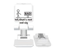 no/no Sign Road Human Indication Adjustable Cell Phone Stand Desk Foldable