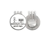 no/no Sign Road Human Indication Golf Ball Marker Hat Cap Clip Enamel Magnetic