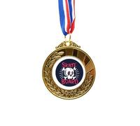 no/no Skate Board Indian Skeleton Sacrifice Totem Gold Award Winner Medal First Place Ribbon
