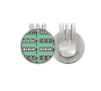 no/no Slot Machine Winning Pattern Illustration Golf Ball Marker Hat Cap Clip Enamel Magnetic