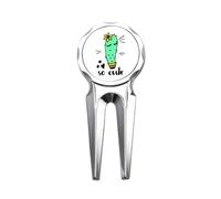 no/no So Cute Cactus Art Deco Fashion Golf Divot Tool Golf Ball Marker Repair Tool
