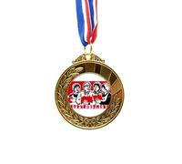 no/no Soldier Woman Book Red Patriotism Gold Award Winner Medal First Place Ribbon