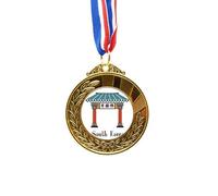 no/no South Korea Landmarks The Bulguksa Gold Award Winner Medal First Place Ribbon