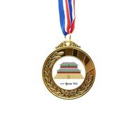 no/no South Korea Landmarks Travel Place Gold Award Winner Medal First Place Ribbon