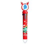 no/no South Korea Map Hello Honorifics Multicolor Ballpoint Pen Christmas Xmas Tree Santa