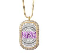 no/no Speculation Traditional Chinese Culture Necklace Pendant Diamond Crystal Golden Jewelry