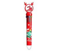 no/no Sphere Bevel Creep Down Dynacs Multicolor Ballpoint Pen Christmas Xmas Tree Santa